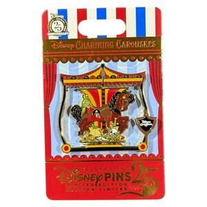 2025 Disney Parks Charming Carousels Pirates Of The Caribbean Pin LE 2000